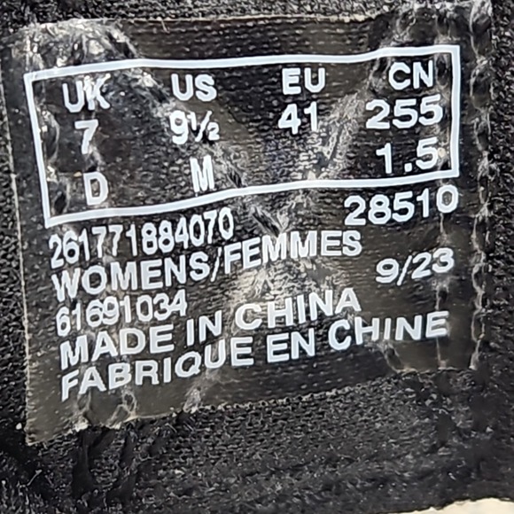 Clarks‎ Cloudsteppers Arla Wave Womens 9.5 Black Tan Combi Woven Slide Sandals - Picture 9 of 11